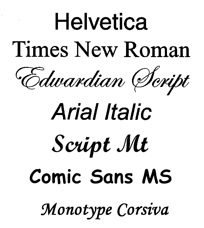 fonts similar to monotype corsiva